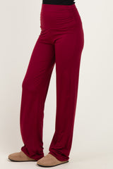 PinkBlush Burgundy Foldover Lounge Pants