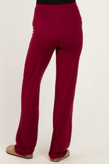 PinkBlush Burgundy Foldover Lounge Pants