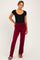 PinkBlush Burgundy Foldover Maternity Lounge Pants