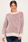 Cabernet Two Tone Oversized Maternity Sweater