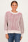 Rust Two Tone Oversized Sweater