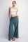 Jungle Mineral Wash Wide Leg Ankle Pants
