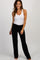 PinkBlush Black Foldover Lounge Pants