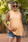 PinkBlush Blue Light Washed Raw Hem Maternity Denim Shorts