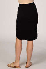 Black Maternity Skirt