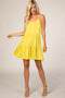 Lime Yellow Tiered Tank Dress