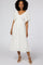 Ivory Smocked Ruffle Dress