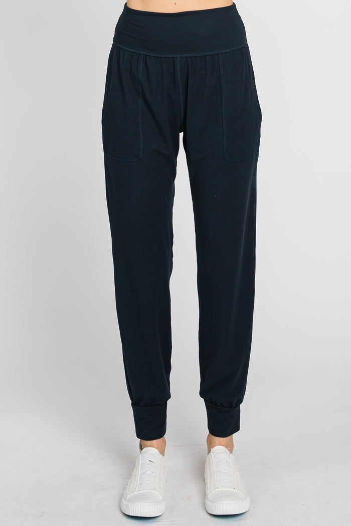 Navy Soft Jogger Pants