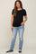 Light Wash Distressed Maternity Jeans