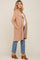 Taupe Draped Maternity Cardigan