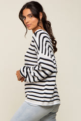 Black Striped Sweater