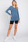 Blue Long Sleeve Top