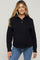 Black Button Front Maternity Sweater