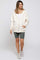 Cream Hooded Maternity Jacket