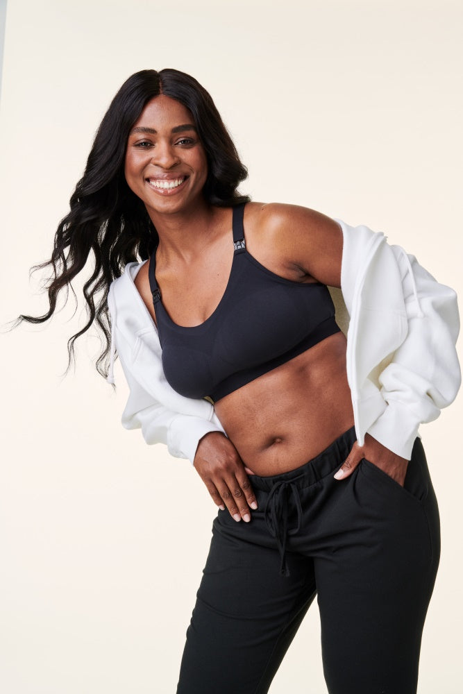 Black Bravado Designs Tranquil Nursing Low Impact Sports Bra