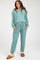 Sage Soft Knit Brushed Long Sleeve Maternity Lounge Set