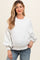 Heather Gray Long Sleeve Maternity Crewneck