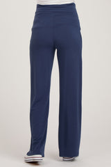 Navy Maternity Yoga Pants