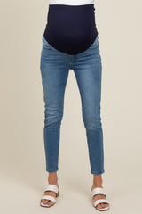 Light Blue Maternity Skinny Jeans