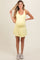 Yellow Tennis Racerback Maternity Romper Dress