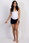 PinkBlush Navy Blue Ruched Side Maternity Lounge Shorts