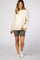 Olive Ribbed Maternity Bike Shorts