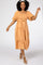 Mustard Smocked Tiered Dress
