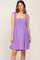 Lavender Smocked Eyelet Maternity Dress