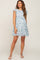 Mint Green Chiffon Ruffle Tiered Maternity Dress