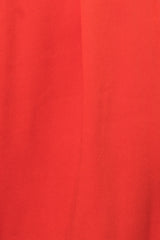 Red Tie Waist Smocked Back Midi Cami Dress