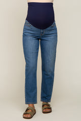 Blue Mom Style Maternity Jean
