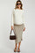 Ivory Soft Knit Long Sleeve Maternity Top