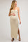 Ivory Knit Sleeveless Maternity Maxi Dress